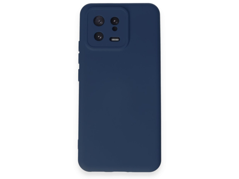 Newface Xiaomi Mi 13 Kılıf Nano içi Kadife Silikon - Lacivert