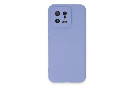 Newface Xiaomi Mi 13 Kılıf Nano içi Kadife Silikon - Lila