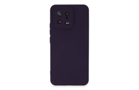 Newface Xiaomi Mi 13 Kılıf Nano içi Kadife Silikon - Mor