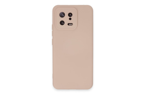 Newface Xiaomi Mi 13 Kılıf Nano içi Kadife Silikon - Pudra