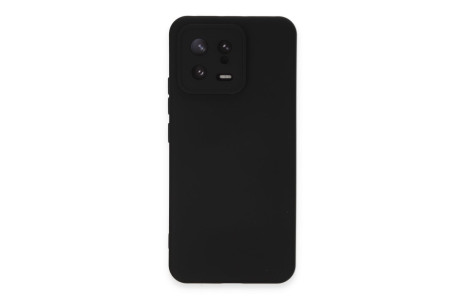 Newface Xiaomi Mi 13 Kılıf Nano içi Kadife Silikon - Siyah