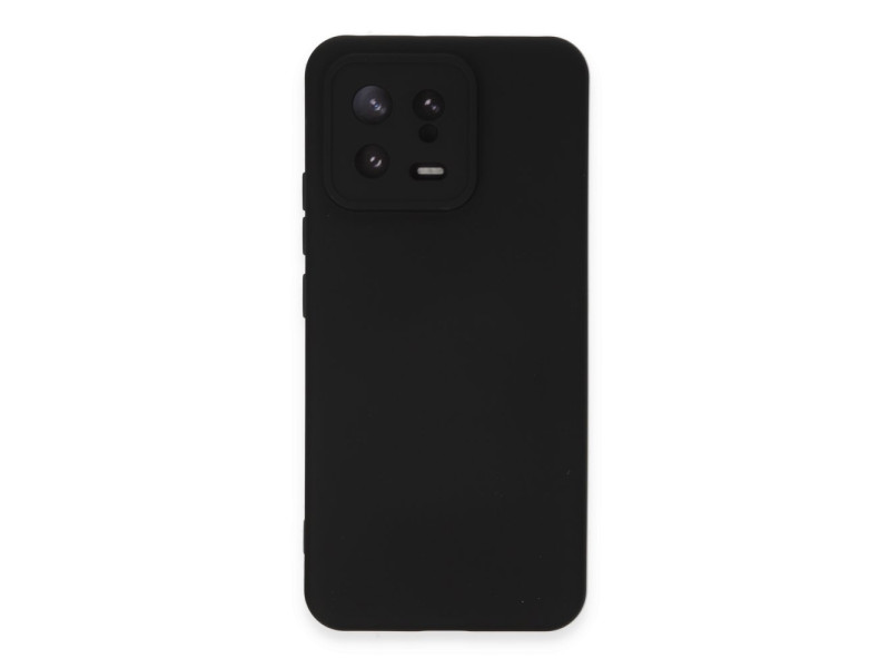 Newface Xiaomi Mi 13 Kılıf Nano içi Kadife Silikon - Siyah