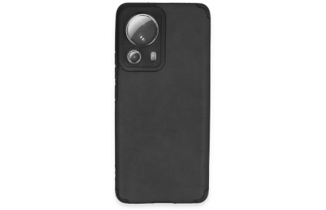 Newface Xiaomi Mi 13 Lite Kılıf Loop Deri Silikon - Siyah