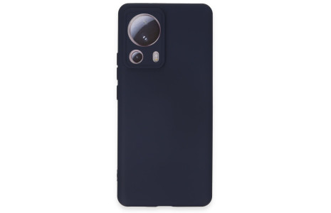 Newface Xiaomi Mi 13 Lite Kılıf Nano içi Kadife Silikon - Lacivert