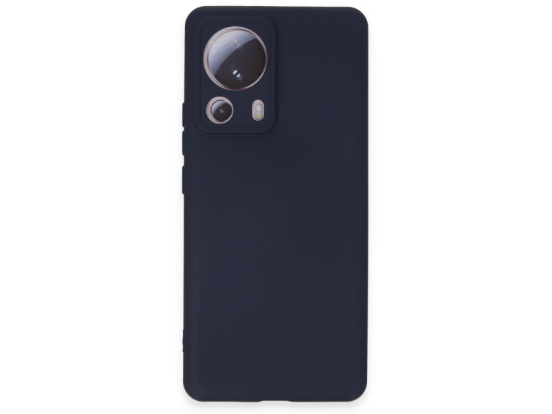 Newface Xiaomi Mi 13 Lite Kılıf Nano içi Kadife Silikon - Lacivert
