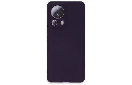 Newface Xiaomi Mi 13 Lite Kılıf Nano içi Kadife Silikon - Mor