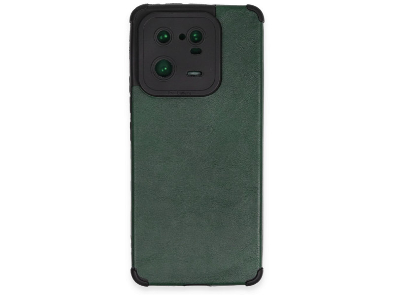 Newface Xiaomi Mi 13 Pro Kılıf Loop Deri Silikon - Yeşil