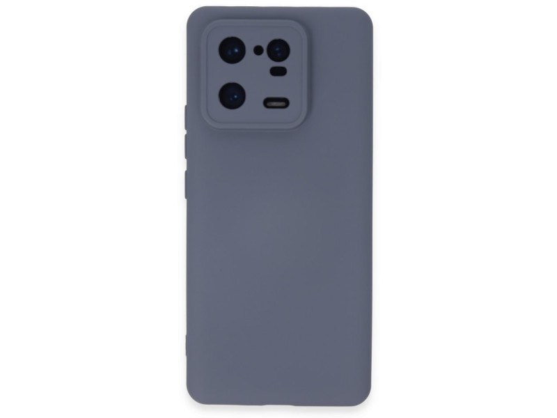 Newface Xiaomi Mi 13 Pro Kılıf Nano içi Kadife Silikon - Gri