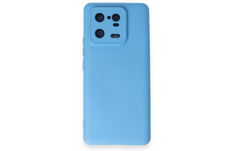 Newface Xiaomi Mi 13 Pro Kılıf Nano içi Kadife Silikon - Mavi