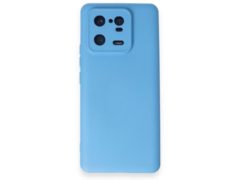 Newface Xiaomi Mi 13 Pro Kılıf Nano içi Kadife Silikon - Mavi