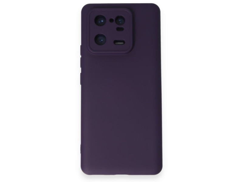 Newface Xiaomi Mi 13 Pro Kılıf Nano içi Kadife Silikon - Mor