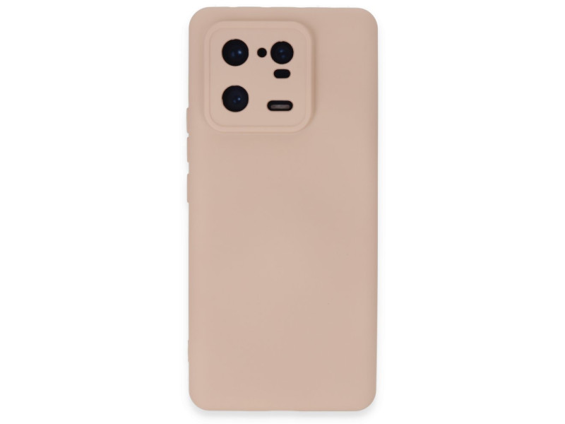 Newface Xiaomi Mi 13 Pro Kılıf Nano içi Kadife Silikon - Pudra