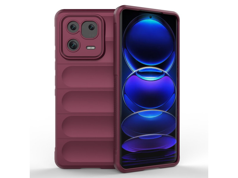 Newface Xiaomi Mi 13 Pro Kılıf Optimum Silikon - Bordo