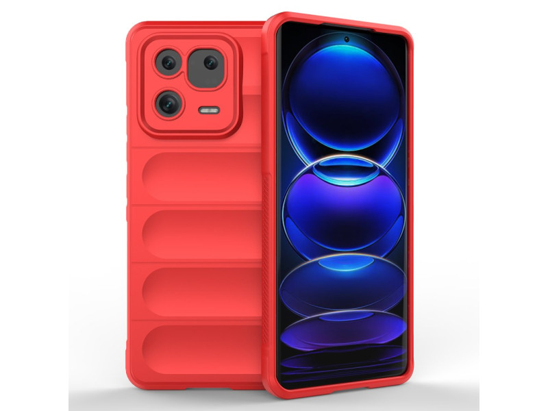 Newface Xiaomi Mi 13 Pro Kılıf Optimum Silikon - Kırmızı