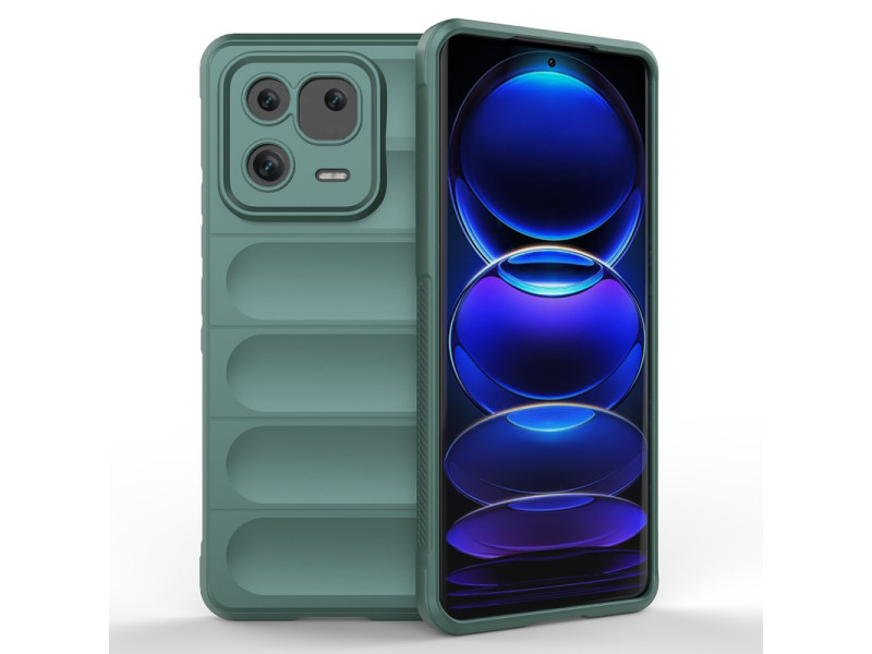 Newface Xiaomi Mi 13 Pro Kılıf Optimum Silikon - Koyu Yeşil