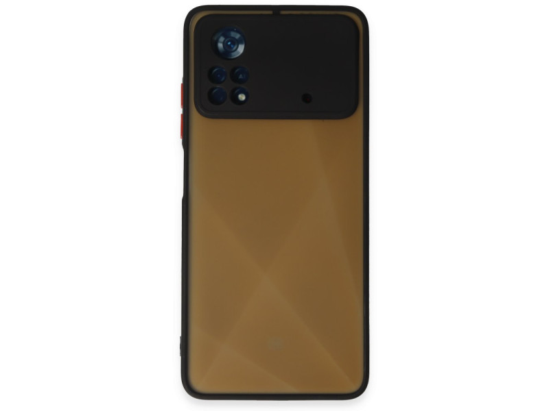 Newface Xiaomi Poco X4 Pro 5G Kılıf Montreal Silikon Kapak - Siyah