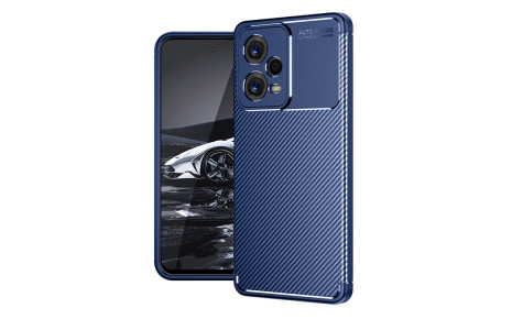 Newface Xiaomi Poco X5 5G Kılıf Focus Karbon Silikon - Lacivert