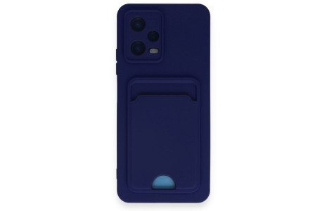 Newface Xiaomi Poco X5 5G Kılıf Kelvin Kartvizitli Silikon - Lacivert