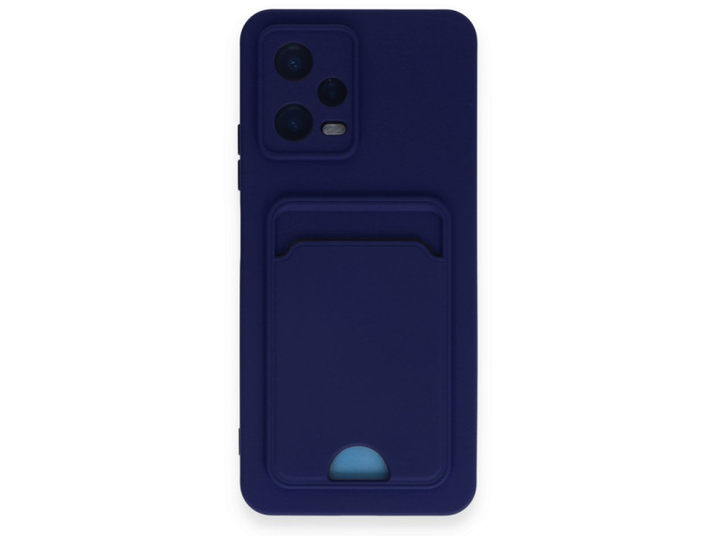 Newface Xiaomi Poco X5 5G Kılıf Kelvin Kartvizitli Silikon - Lacivert