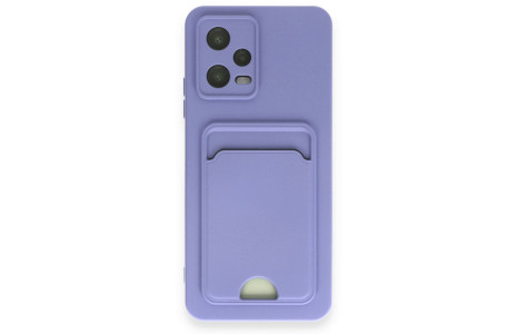 Newface Xiaomi Poco X5 5G Kılıf Kelvin Kartvizitli Silikon - Lila