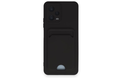 Newface Xiaomi Poco X5 5G Kılıf Kelvin Kartvizitli Silikon - Siyah