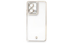 Newface Xiaomi Poco X5 5G Kılıf Liva Lens Silikon - Beyaz