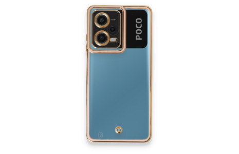 Newface Xiaomi Poco X5 5G Kılıf Liva Lens Silikon - Pudra