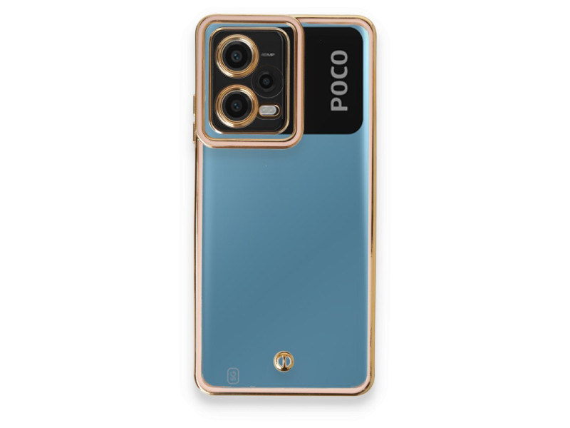 Newface Xiaomi Poco X5 5G Kılıf Liva Lens Silikon - Pudra