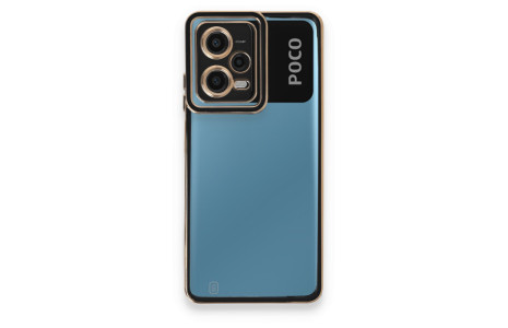Newface Xiaomi Poco X5 5G Kılıf Liva Lens Silikon - Siyah