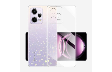Newface Xiaomi Poco X5 5G Kılıf Lüx Şeffaf Silikon