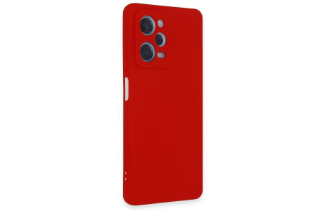 Newface Xiaomi Poco X5 5G Kılıf Nano içi Kadife Silikon - Kırmızı