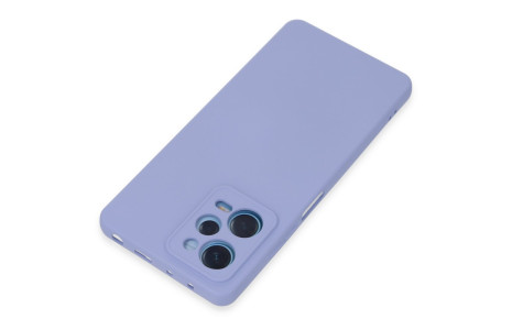 Newface Xiaomi Poco X5 5G Kılıf Nano içi Kadife Silikon - Lila