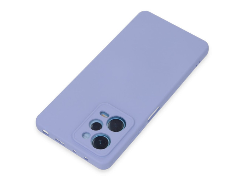 Newface Xiaomi Poco X5 5G Kılıf Nano içi Kadife Silikon - Lila