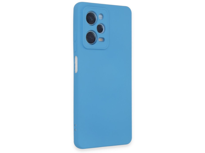 Newface Xiaomi Poco X5 5G Kılıf Nano içi Kadife Silikon - Mavi