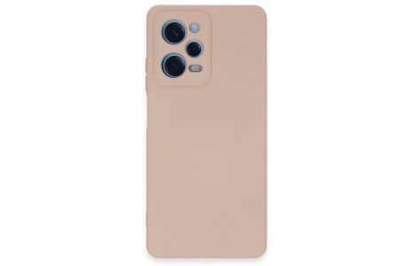 Newface Xiaomi Poco X5 5G Kılıf Nano içi Kadife Silikon - Pudra