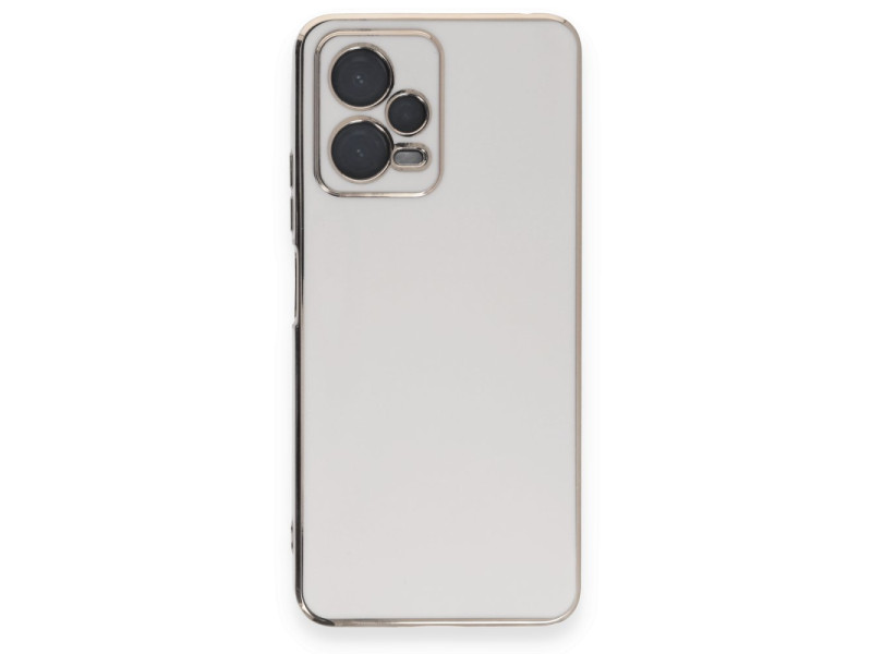 Newface Xiaomi Poco X5 5G Kılıf Volet Silikon - Beyaz