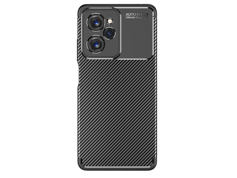 Newface Xiaomi Poco X5 Pro 5G Kılıf Focus Karbon Silikon - Siyah