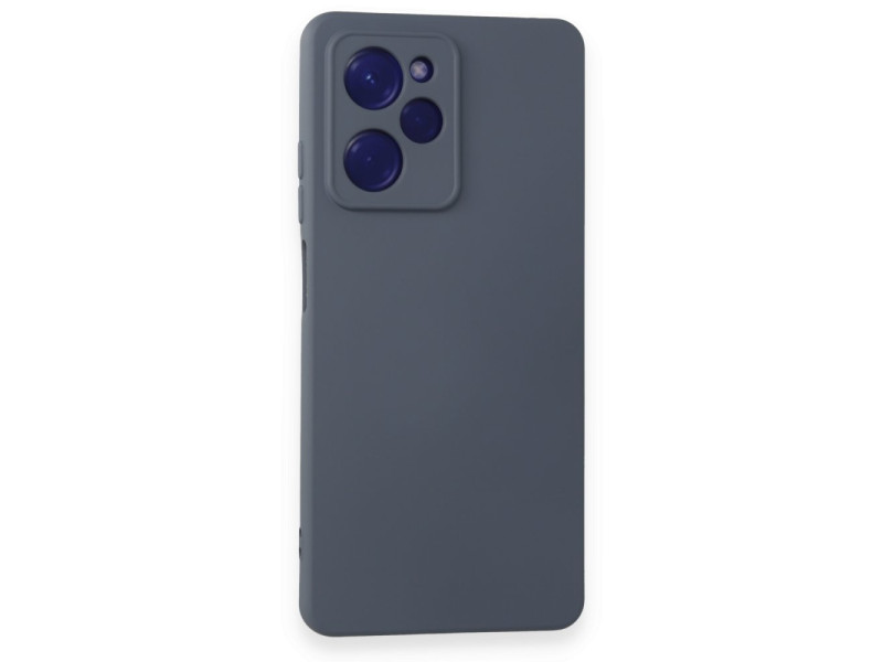 Newface Xiaomi Poco X5 Pro 5G Kılıf Nano içi Kadife Silikon - Gri