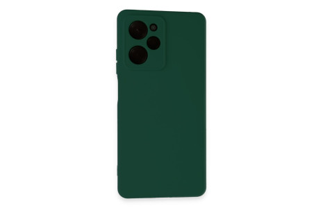 Newface Xiaomi Poco X5 Pro 5G Kılıf Nano içi Kadife Silikon - Koyu Yeşil