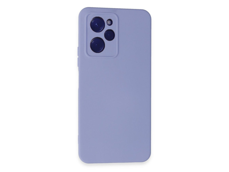 Newface Xiaomi Poco X5 Pro 5G Kılıf Nano içi Kadife Silikon - Lila