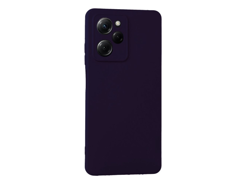 Newface Xiaomi Poco X5 Pro 5G Kılıf Nano içi Kadife Silikon - Mor