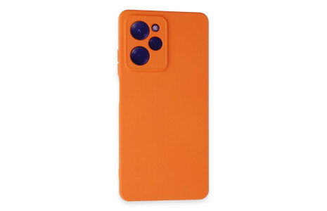 Newface Xiaomi Poco X5 Pro 5G Kılıf Nano içi Kadife Silikon - Turuncu