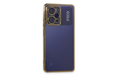 Newface Xiaomi Poco X5 Pro 5G Kılıf Razer Lensli Silikon - Gold