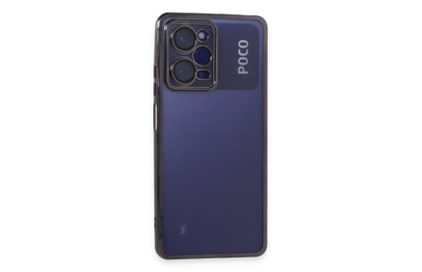 Newface Xiaomi Poco X5 Pro 5G Kılıf Razer Lensli Silikon - Mor