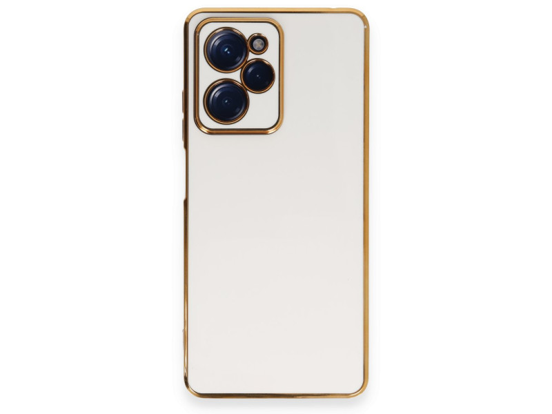 Newface Xiaomi Poco X5 Pro 5G Kılıf Volet Silikon - Beyaz