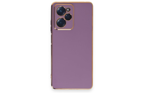 Newface Xiaomi Poco X5 Pro 5G Kılıf Volet Silikon - Mor