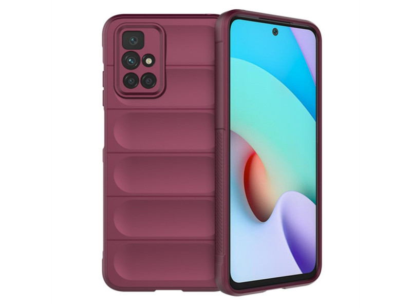 Newface Xiaomi Redmi 10 2022 Kılıf Optimum Silikon - Bordo
