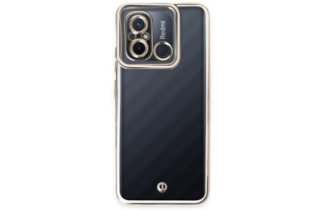 Newface Xiaomi Redmi 12C Kılıf Liva Lens Silikon - Pudra