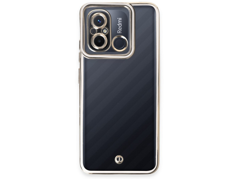 Newface Xiaomi Redmi 12C Kılıf Liva Lens Silikon - Pudra