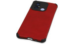Newface Xiaomi Redmi 12C Kılıf Loop Deri Silikon - Kırmızı